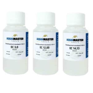 Aqua Master Tools | Eichlösung EC 3,0, 12,88 oder 14,13 mS/cm | 100 ml