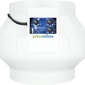 Rohrventilator PrimaKlima EC-TC 580m³/h - 1450m³/h Drehzahl- u. Klimaregler