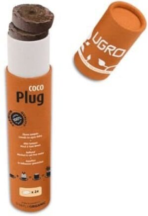 24 Stk UGro Plug Kokos Anzuchtmedium Anzucht Stecklinge Grow