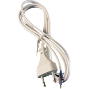 Netzstecker mit Stromkabel 2-polig 0,75mm&sup2;