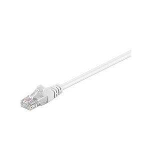 Goobay 68506 CAT 5e Patchkabel, U/UTP, Weiß
