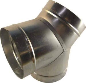 Y-Stück Ø160mm Metall - mit niedrigem Luftwiderstand