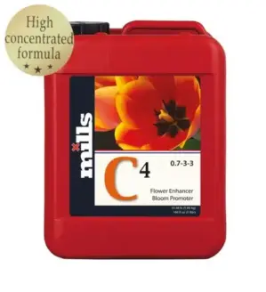 Mills High Concentrated C4 5 Liter - Verschaffe deinen Pflanzen einen kraftvollen Vorteil