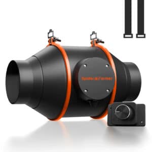 100mm Inline-Kanalventilator mit Geschwindigkeitsregler