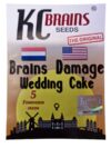 Brains Damage Wedding Cake