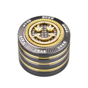 Grinder Pollinator Metal Diamanten Blatt Gesicht 50 mm