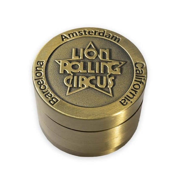 Grinder Pollinator Metal Rolling Circus Gold 50 mm