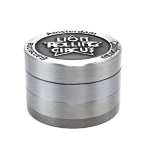 Grinder Pollinator Metal Rolling Circus Silver 50 mm