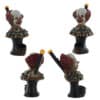 Polyresin Smoking Pipe 11cm - Clown