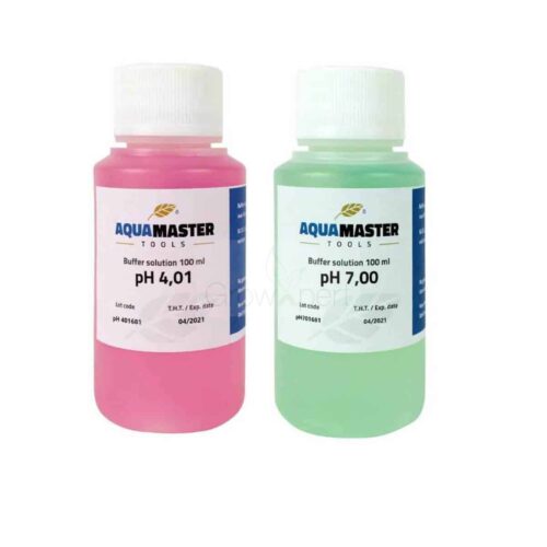 Aqua Master Tools | Eichlösung pH 4,01 oder 7,0 mS/cm | 20ml, 100ml oder 500m