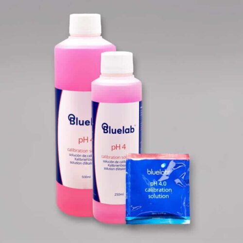 Bluelab pH-Eichl&ouml;sung, pH 4, 18ml, 250ml oder 500ml