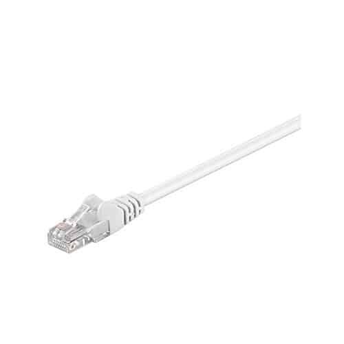Goobay 68506 CAT 5e Patchkabel, U/UTP, Weiß