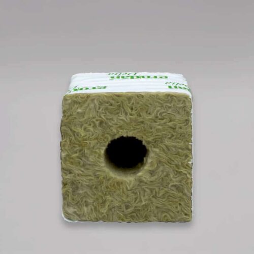 Grodan Kulturblock, kleines/gro&szlig;es Loch, 7,5 x 7,5 x 6,5cm