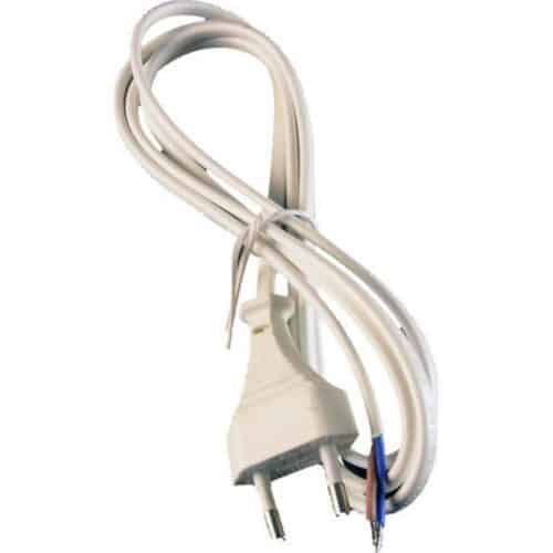 Netzstecker mit Stromkabel 2-polig 0,75mm&sup2;